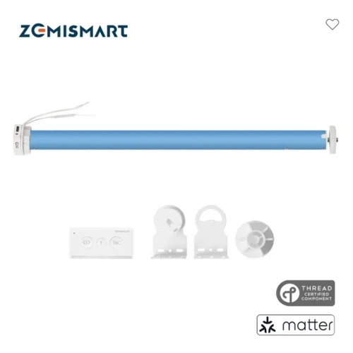 Zemismart Matter over Thread Roller Shade Motor | Curtain Motor