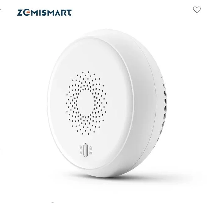 Zemismart Tuya Zigbee Smart Smoke Sensor Smart Home Device Surveillance Wireless