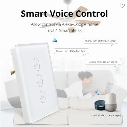 Zemismart EU Alexa Google Home Smart Ceiling Fan Switch