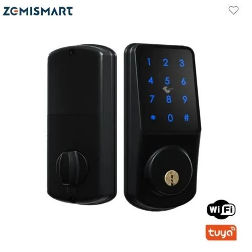 Zemismart Tuya WiFi Smart Electronic Door Lock APP Password IC Cards Unlock